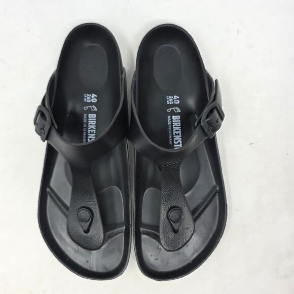 Birkenstock Gizeh EVA Black Sandals Women 9 Waterproof Slip On - Picture 4 of 8
